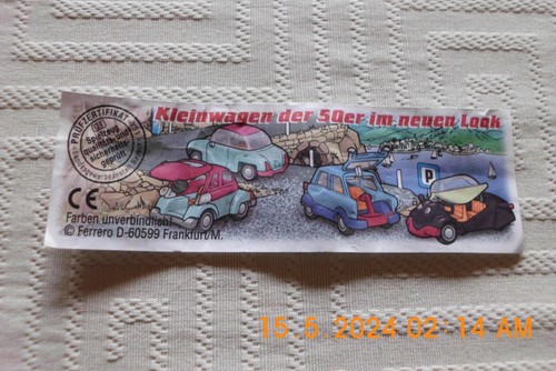 3 verschiedene bpz - Ü-ei, bpz-