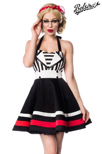 Neckholder kleid retro look - neckholder, im