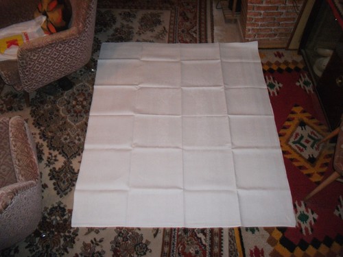 Festliche weiße tischdecke - festliche,