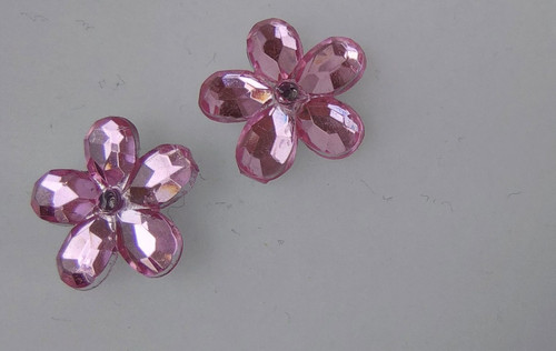 Ohrringe strass glitzer rosa - ohrringe,